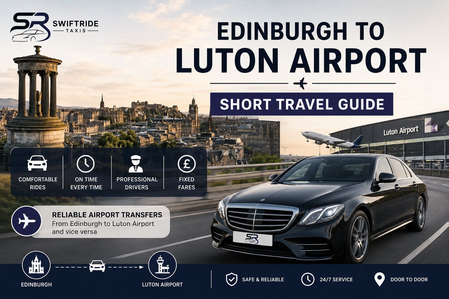 Edinburgh to Luton Airport Short Travel Guide